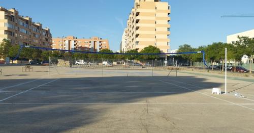 Nueva pista de voleibol en Valdespartera